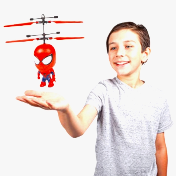 Spider-Man World Tech Marvel 3.5” Flying Figure UFO Helicopter - Picture 9 of 9